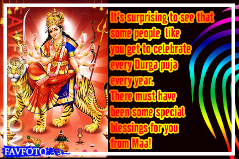 Shubh Durga Puja Means Happy Durja Puja Status, SMS
