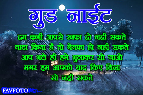 Good Night Shayari In Hindi